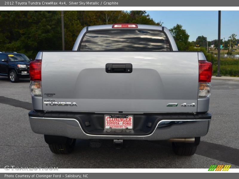 Silver Sky Metallic / Graphite 2012 Toyota Tundra CrewMax 4x4