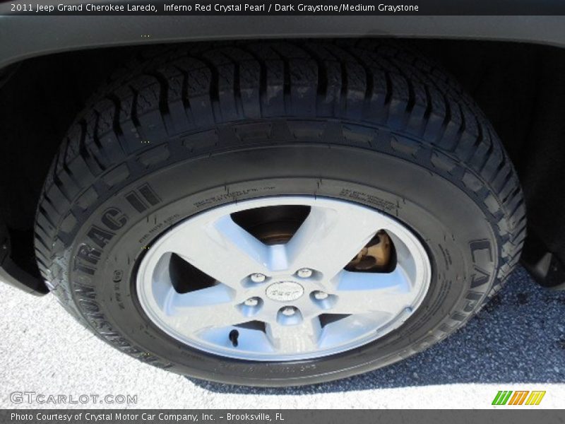 Inferno Red Crystal Pearl / Dark Graystone/Medium Graystone 2011 Jeep Grand Cherokee Laredo