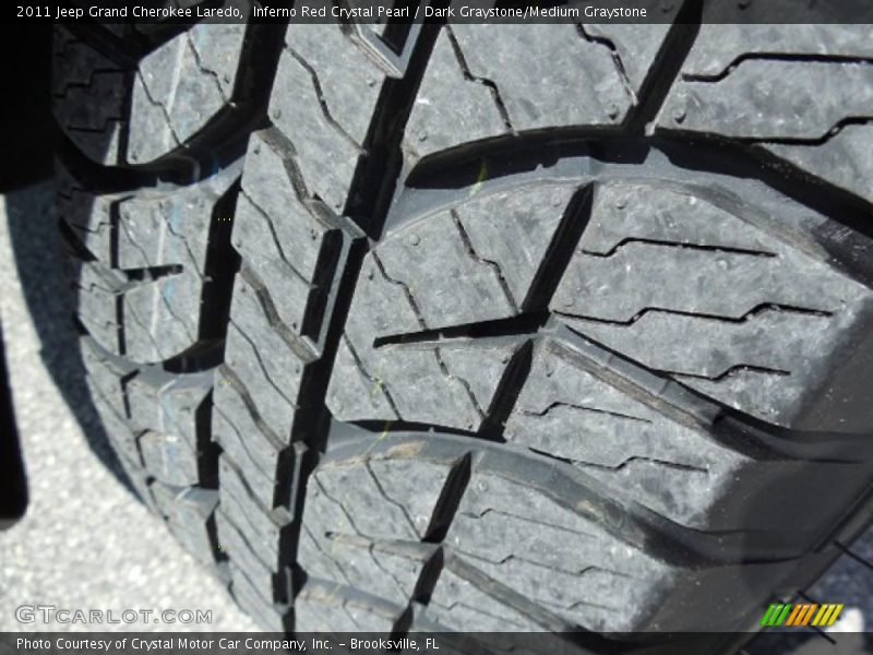 Inferno Red Crystal Pearl / Dark Graystone/Medium Graystone 2011 Jeep Grand Cherokee Laredo
