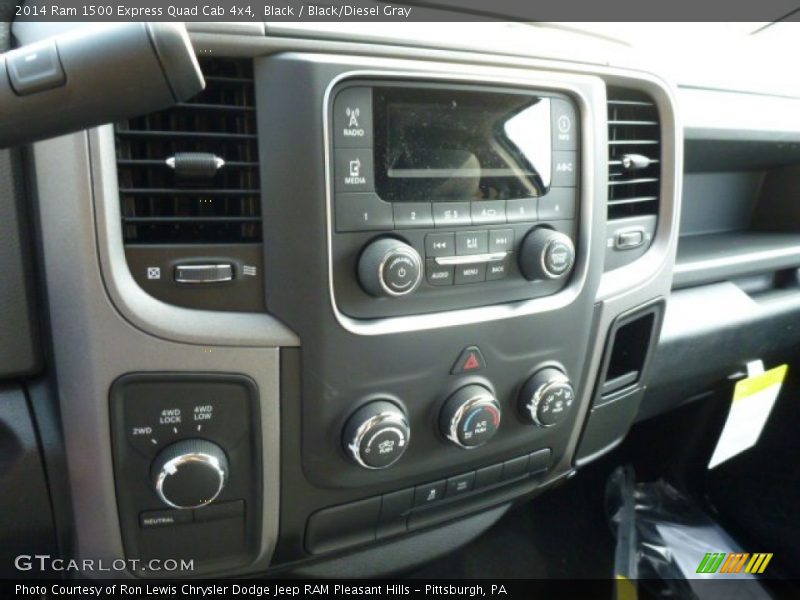 Black / Black/Diesel Gray 2014 Ram 1500 Express Quad Cab 4x4