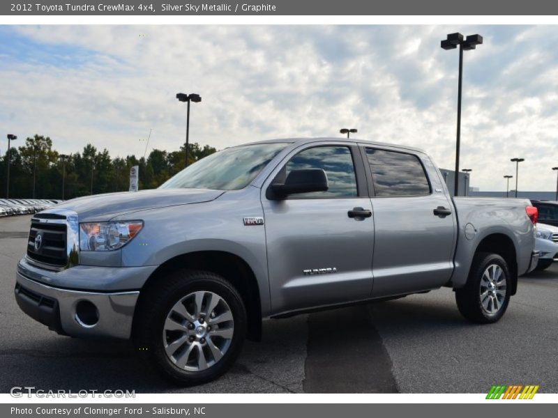 Silver Sky Metallic / Graphite 2012 Toyota Tundra CrewMax 4x4