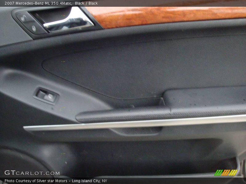 Black / Black 2007 Mercedes-Benz ML 350 4Matic