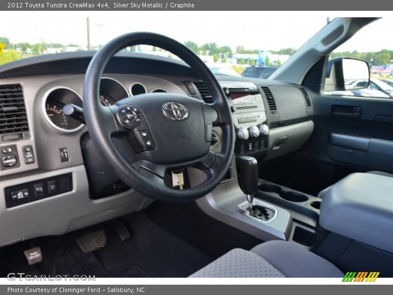 Silver Sky Metallic / Graphite 2012 Toyota Tundra CrewMax 4x4