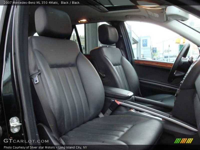 Black / Black 2007 Mercedes-Benz ML 350 4Matic