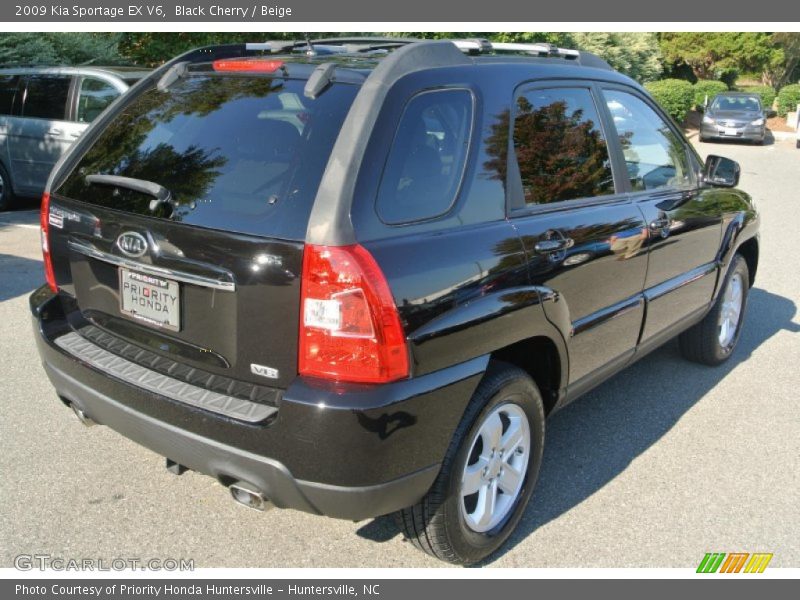 Black Cherry / Beige 2009 Kia Sportage EX V6