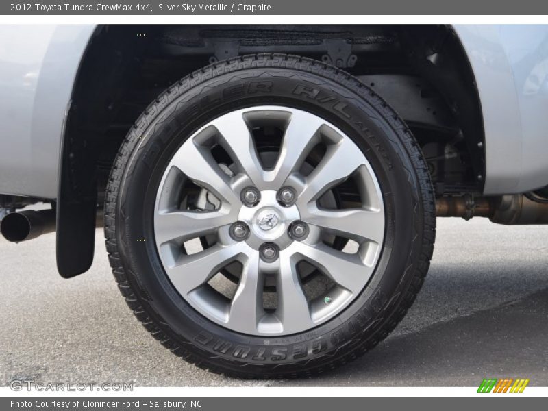 Silver Sky Metallic / Graphite 2012 Toyota Tundra CrewMax 4x4