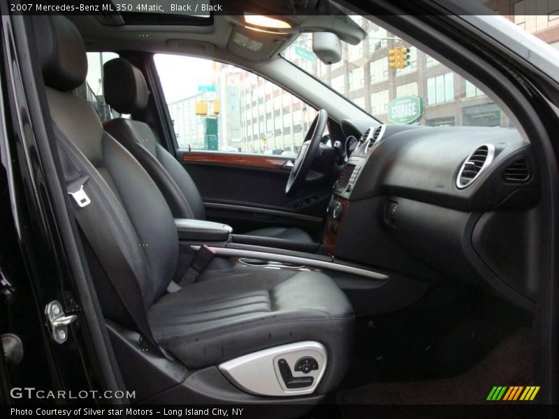 Black / Black 2007 Mercedes-Benz ML 350 4Matic