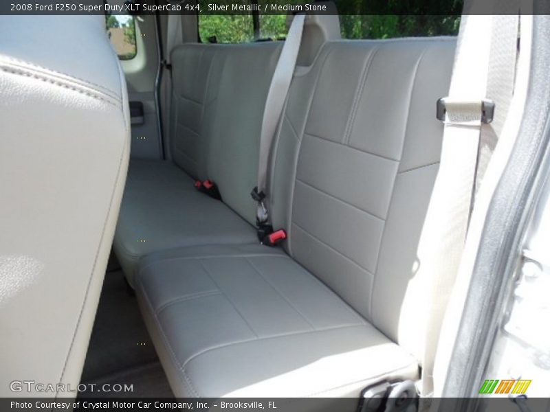 Silver Metallic / Medium Stone 2008 Ford F250 Super Duty XLT SuperCab 4x4
