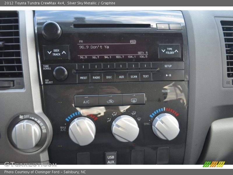Silver Sky Metallic / Graphite 2012 Toyota Tundra CrewMax 4x4