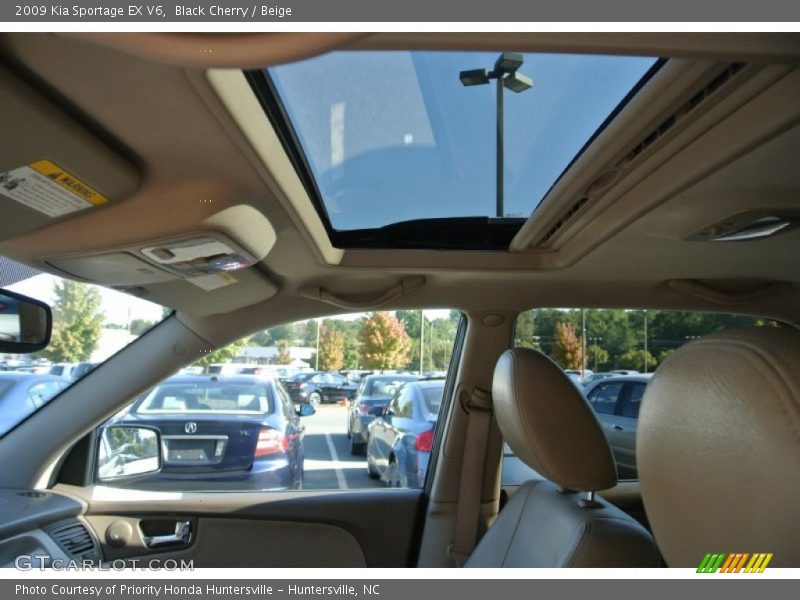 Black Cherry / Beige 2009 Kia Sportage EX V6