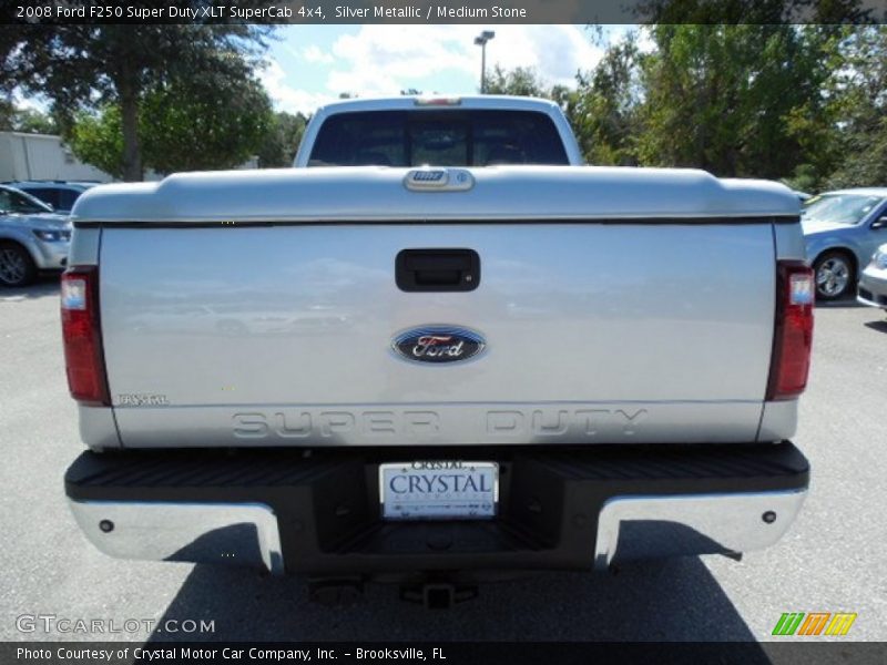 Silver Metallic / Medium Stone 2008 Ford F250 Super Duty XLT SuperCab 4x4