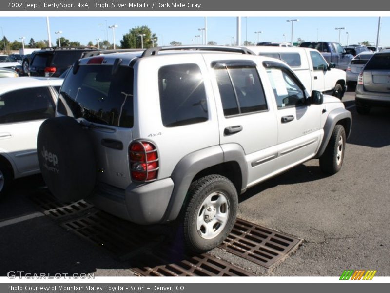 Bright Silver Metallic / Dark Slate Gray 2002 Jeep Liberty Sport 4x4