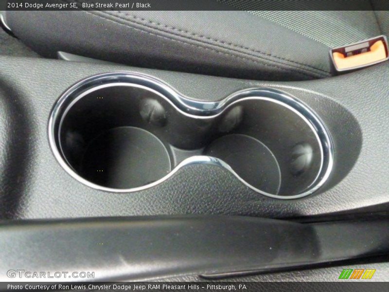 Blue Streak Pearl / Black 2014 Dodge Avenger SE