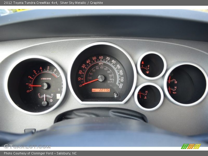 Silver Sky Metallic / Graphite 2012 Toyota Tundra CrewMax 4x4