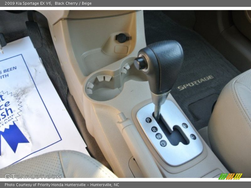 Black Cherry / Beige 2009 Kia Sportage EX V6