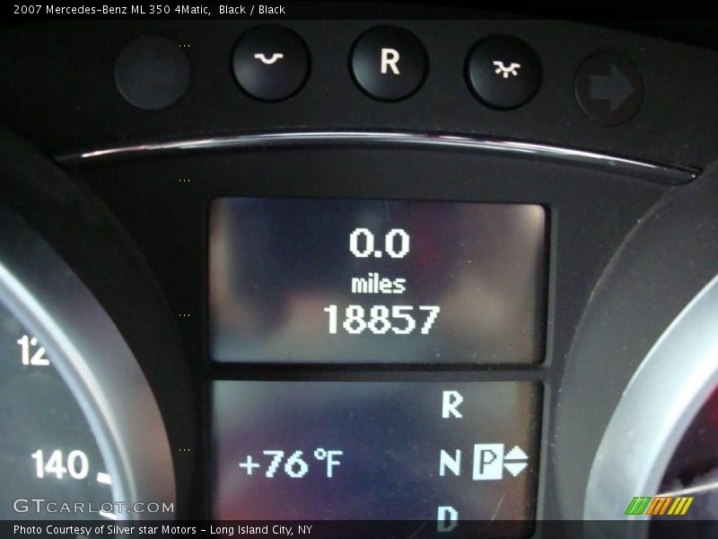 Black / Black 2007 Mercedes-Benz ML 350 4Matic
