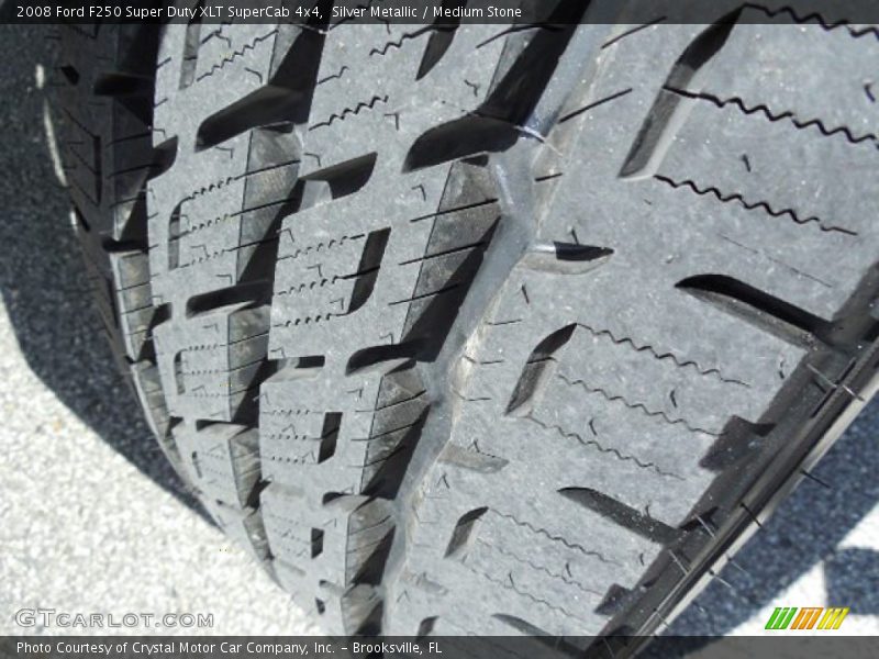 Silver Metallic / Medium Stone 2008 Ford F250 Super Duty XLT SuperCab 4x4