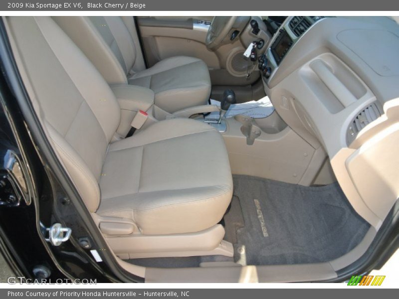 Black Cherry / Beige 2009 Kia Sportage EX V6