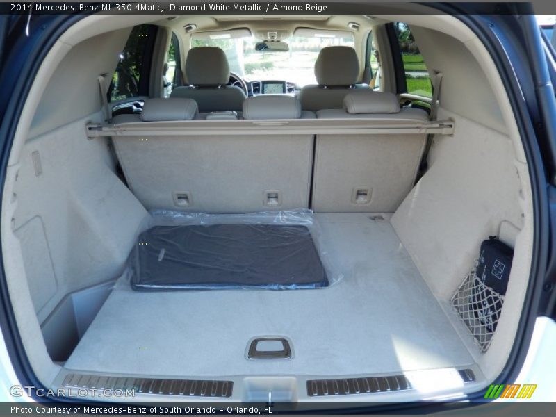 Diamond White Metallic / Almond Beige 2014 Mercedes-Benz ML 350 4Matic