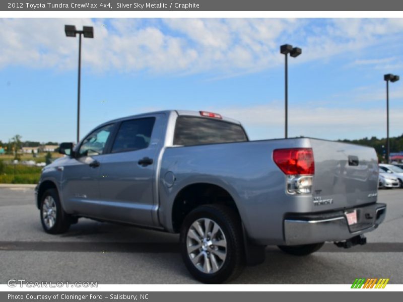 Silver Sky Metallic / Graphite 2012 Toyota Tundra CrewMax 4x4