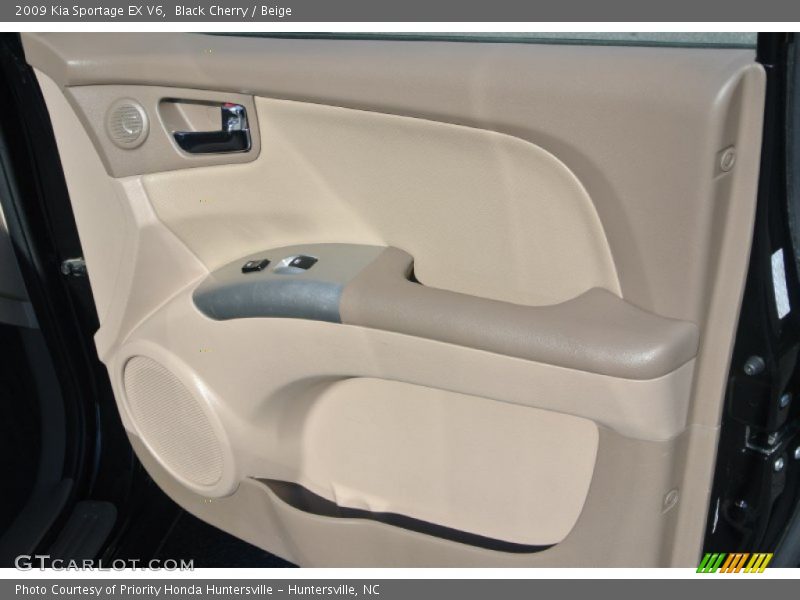 Black Cherry / Beige 2009 Kia Sportage EX V6