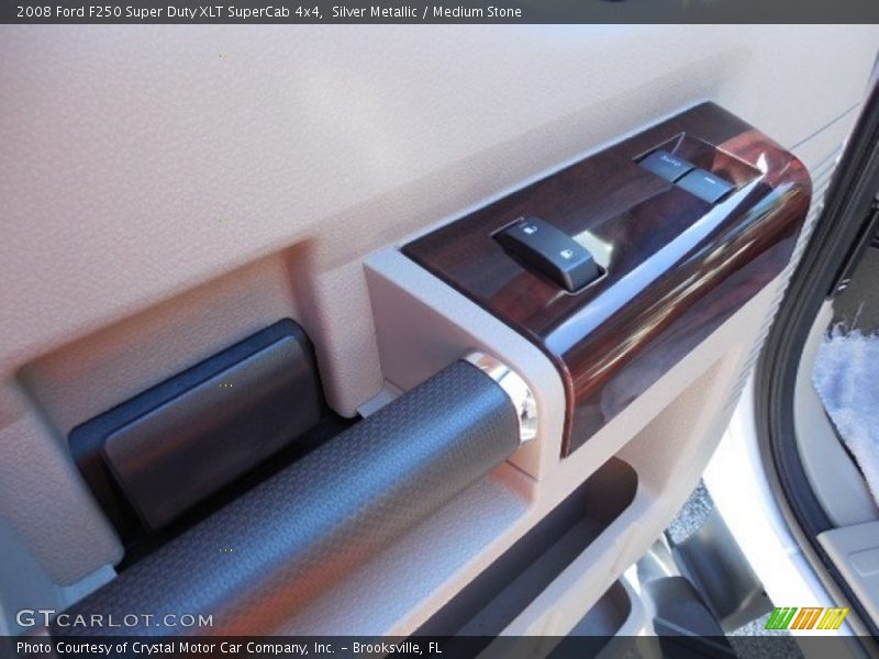 Silver Metallic / Medium Stone 2008 Ford F250 Super Duty XLT SuperCab 4x4