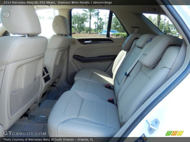 Diamond White Metallic / Almond Beige 2014 Mercedes-Benz ML 350 4Matic