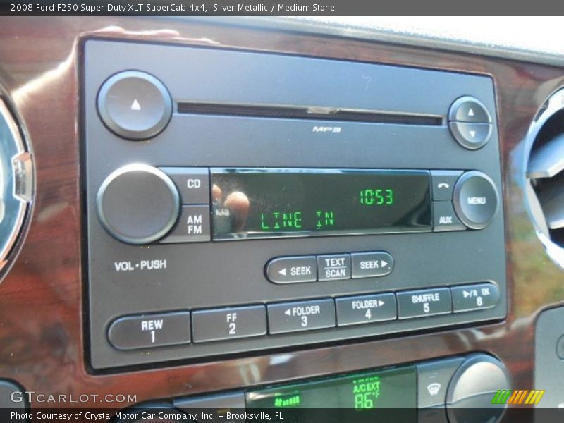 Audio System of 2008 F250 Super Duty XLT SuperCab 4x4