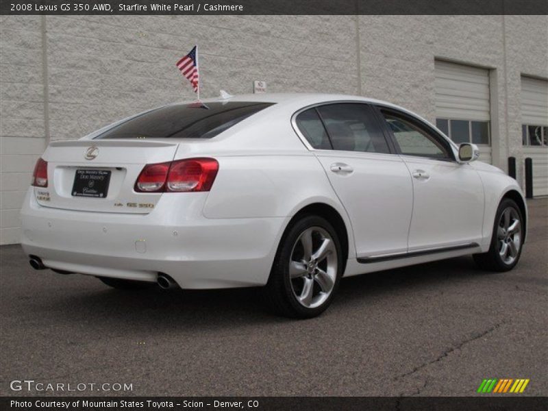 Starfire White Pearl / Cashmere 2008 Lexus GS 350 AWD