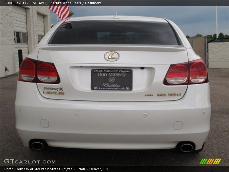 Starfire White Pearl / Cashmere 2008 Lexus GS 350 AWD