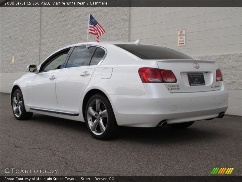 Starfire White Pearl / Cashmere 2008 Lexus GS 350 AWD