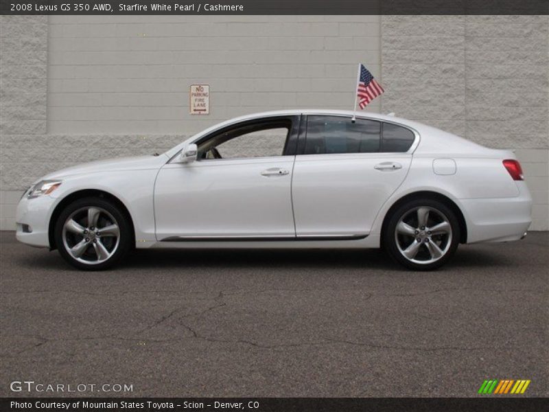 Starfire White Pearl / Cashmere 2008 Lexus GS 350 AWD