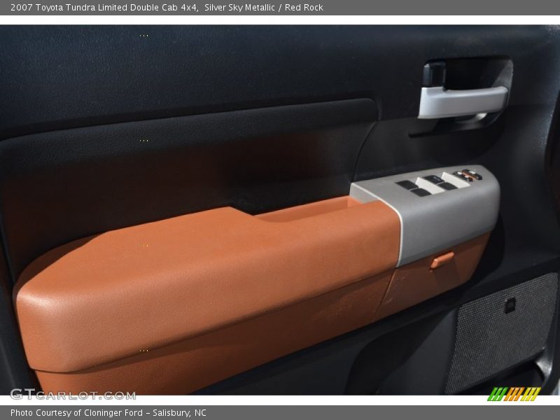 Silver Sky Metallic / Red Rock 2007 Toyota Tundra Limited Double Cab 4x4