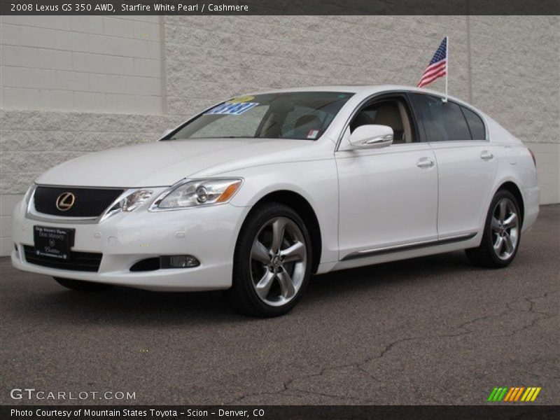 Starfire White Pearl / Cashmere 2008 Lexus GS 350 AWD