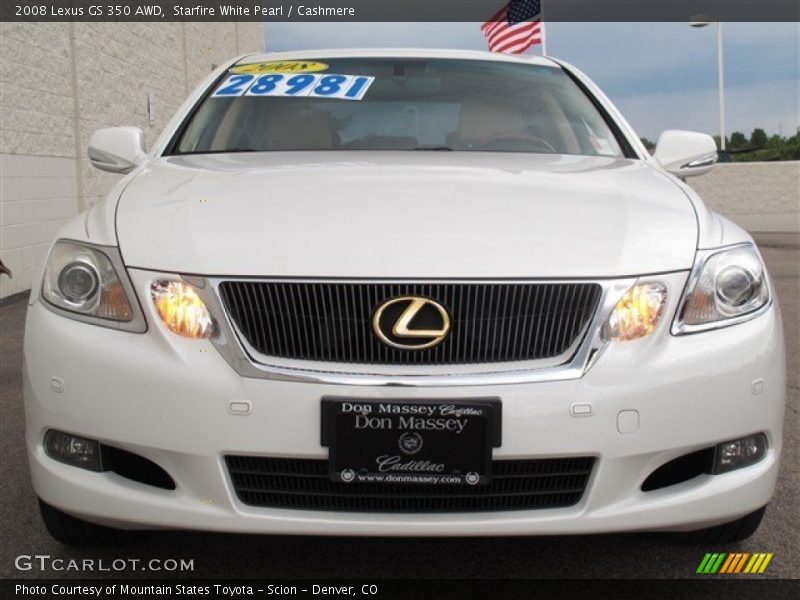Starfire White Pearl / Cashmere 2008 Lexus GS 350 AWD