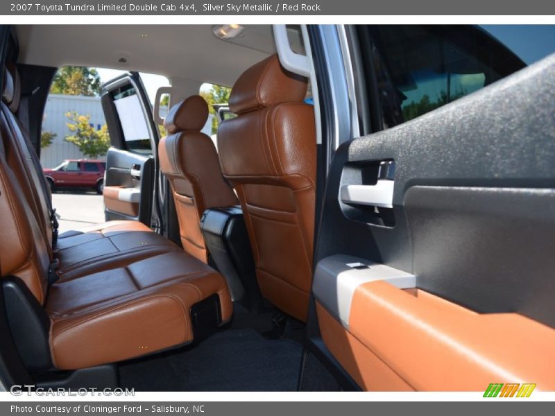 Silver Sky Metallic / Red Rock 2007 Toyota Tundra Limited Double Cab 4x4