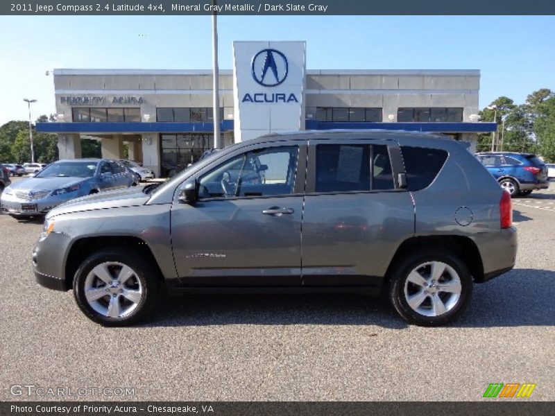 Mineral Gray Metallic / Dark Slate Gray 2011 Jeep Compass 2.4 Latitude 4x4