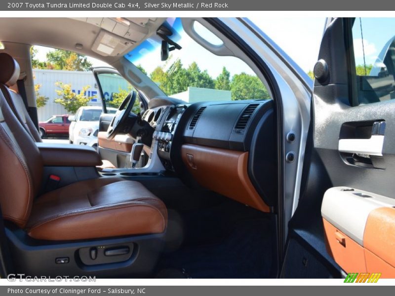 Silver Sky Metallic / Red Rock 2007 Toyota Tundra Limited Double Cab 4x4