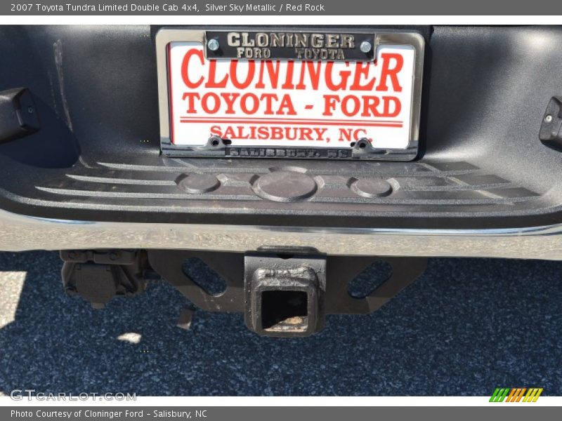 Silver Sky Metallic / Red Rock 2007 Toyota Tundra Limited Double Cab 4x4