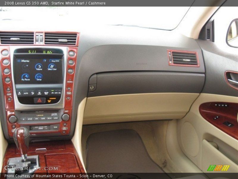 Starfire White Pearl / Cashmere 2008 Lexus GS 350 AWD