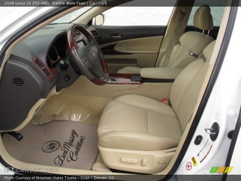 Starfire White Pearl / Cashmere 2008 Lexus GS 350 AWD