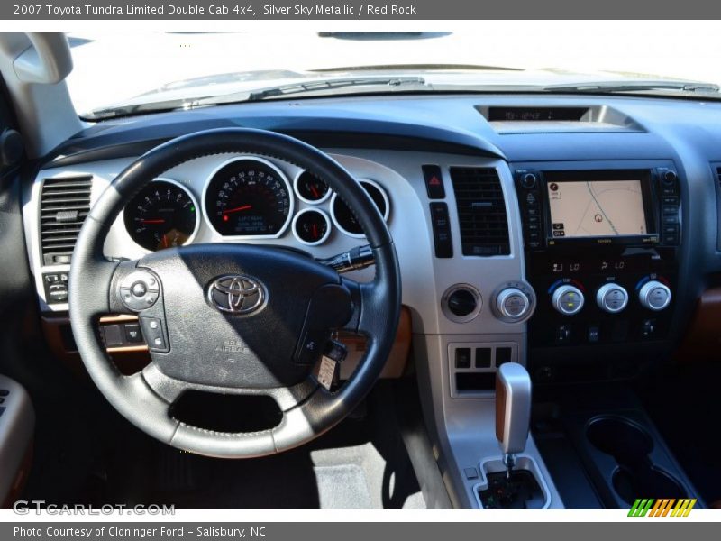 Silver Sky Metallic / Red Rock 2007 Toyota Tundra Limited Double Cab 4x4
