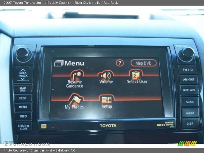 Silver Sky Metallic / Red Rock 2007 Toyota Tundra Limited Double Cab 4x4