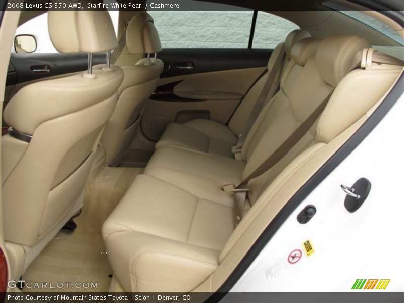 Rear Seat of 2008 GS 350 AWD