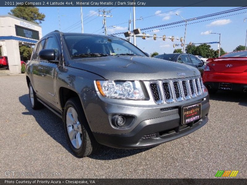 Mineral Gray Metallic / Dark Slate Gray 2011 Jeep Compass 2.4 Latitude 4x4