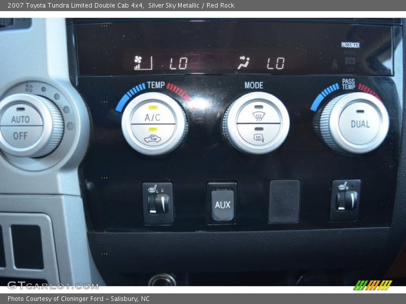 Silver Sky Metallic / Red Rock 2007 Toyota Tundra Limited Double Cab 4x4