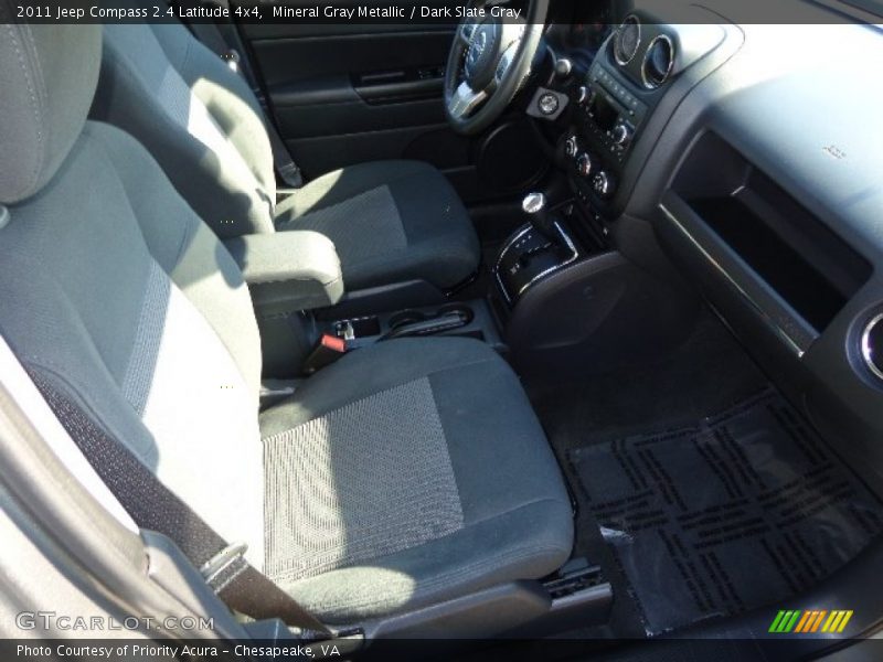 Mineral Gray Metallic / Dark Slate Gray 2011 Jeep Compass 2.4 Latitude 4x4