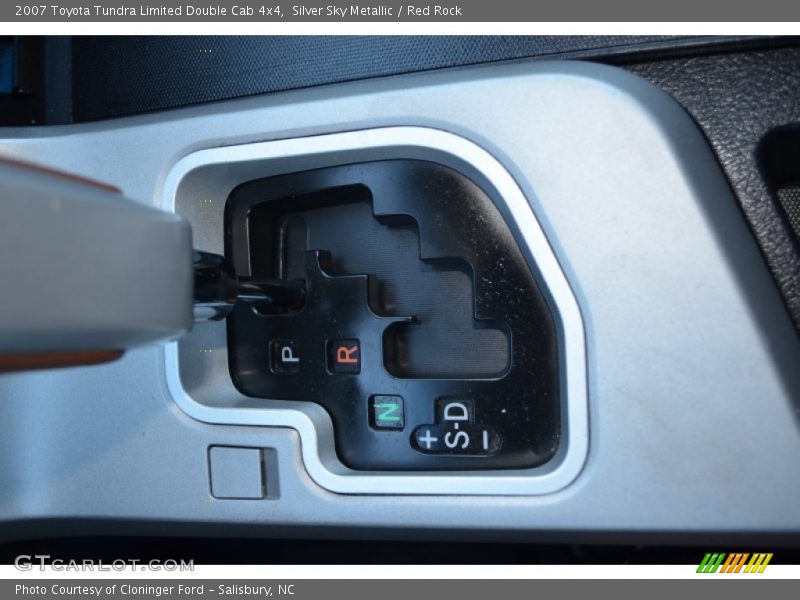 Silver Sky Metallic / Red Rock 2007 Toyota Tundra Limited Double Cab 4x4