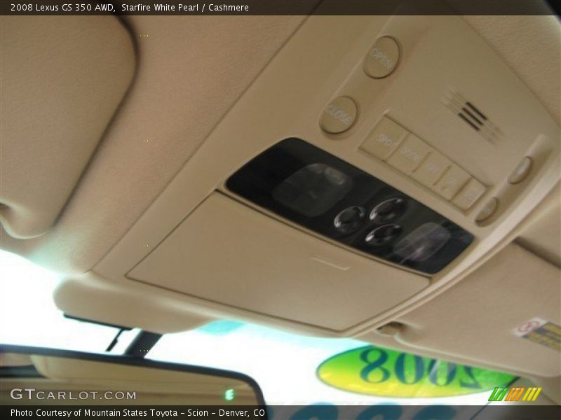 Starfire White Pearl / Cashmere 2008 Lexus GS 350 AWD