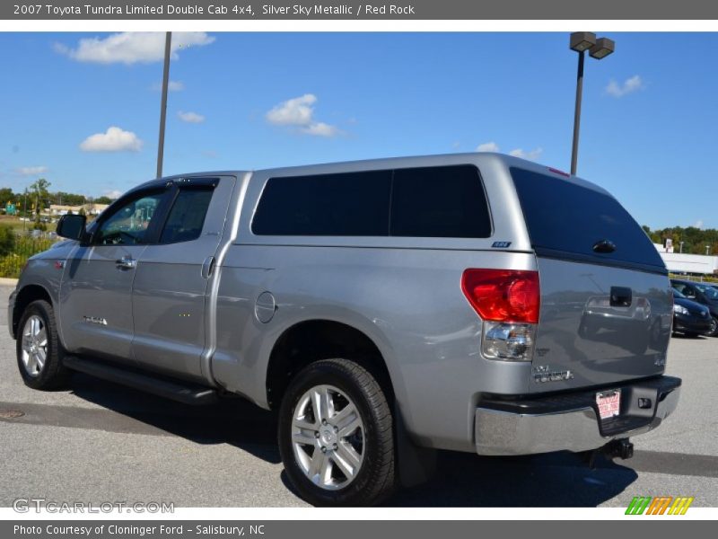 Silver Sky Metallic / Red Rock 2007 Toyota Tundra Limited Double Cab 4x4